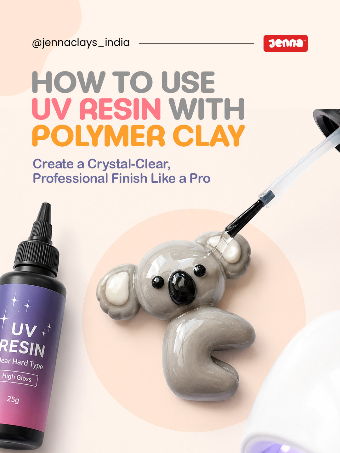 How to Use UV Resin with Polymer Clay: A Complete Beginner's Guide (India Edition)