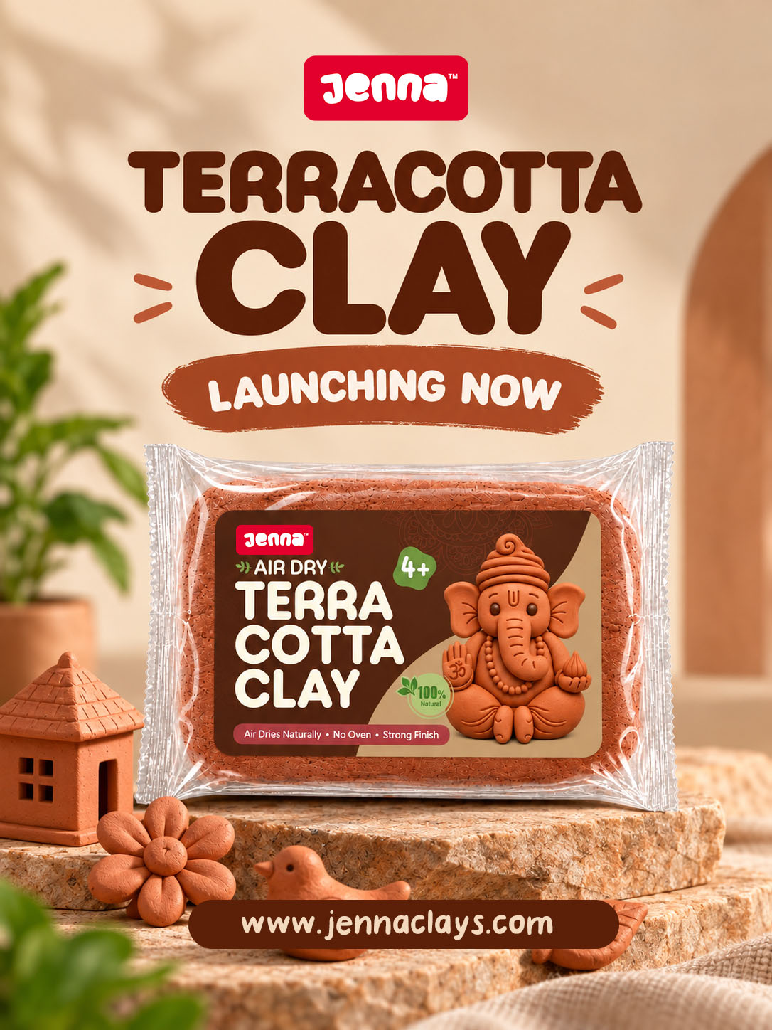Air Dry Terracotta Clay in India: The Complete Guide to Making Eco-Friendly Ganesh Idols and Clay Crafts at Home