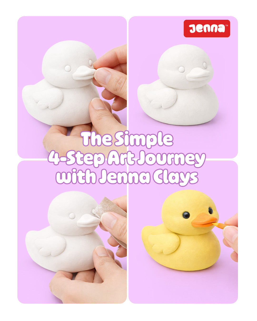 From Clay to Creation: The Simple 4-Step Art Journey with Jenna Clays
