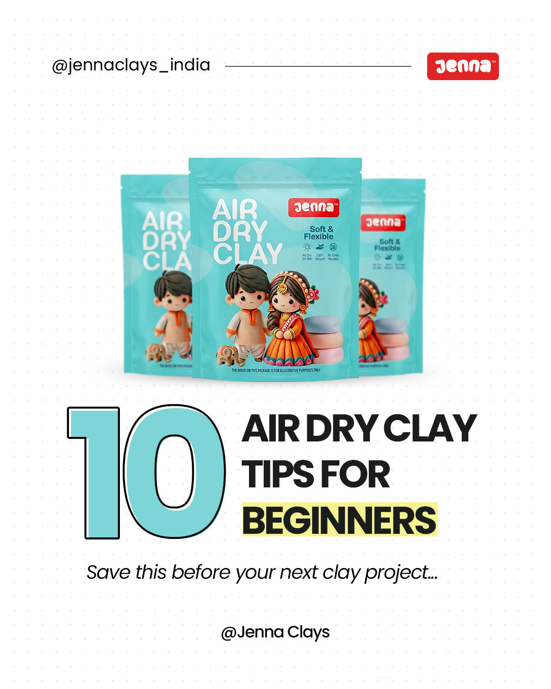 10 Air Dry Clay Tips for Beginners | Best Air Dry Clay Guide in India