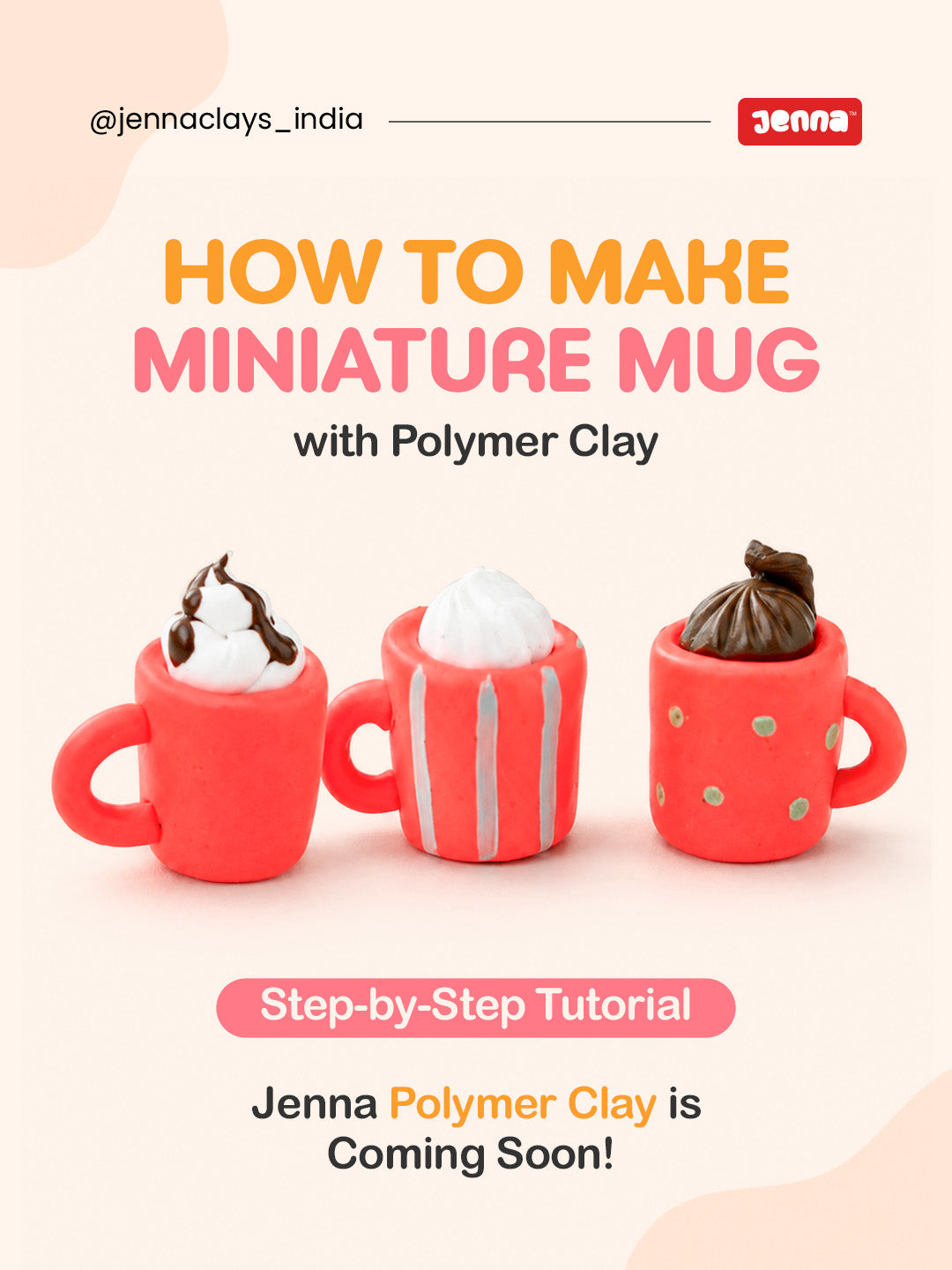 How to Make Adorable Miniature Mug Charms with Jenna Polymer Clay