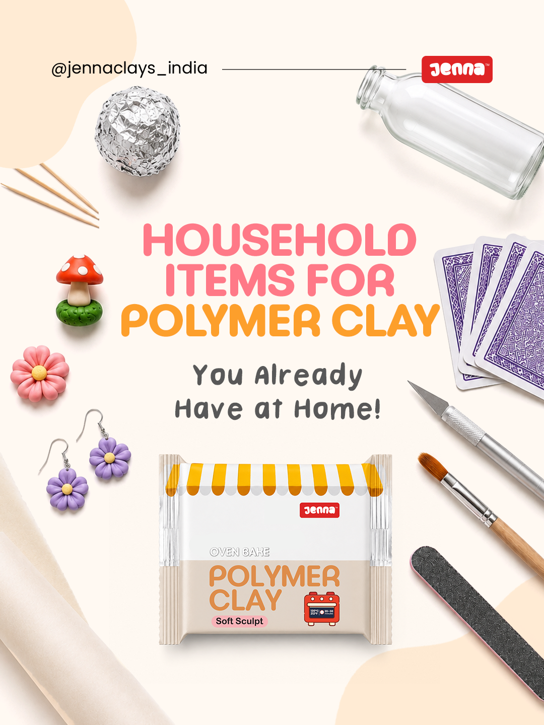 10 Household Items for Polymer Clay (No Fancy Tools Needed)