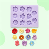Elegant Flower Silicone Mould