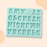 Bold Cartoon Alphabet Silicone Mould