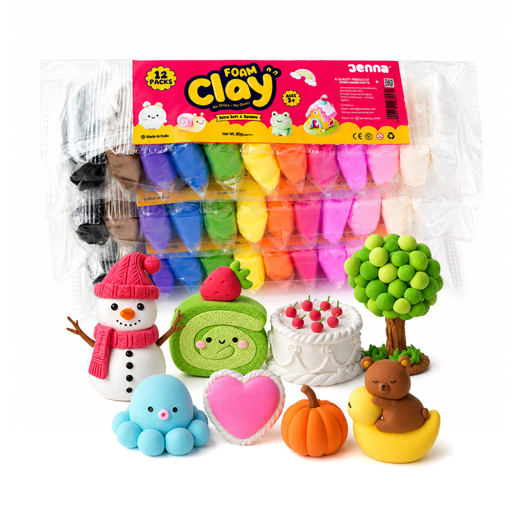 Foam Clay Set of 12 - 5g pack – Jennaclays