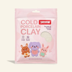 Jenna Cold Porcelain Clay | Air-Dry Modelling Clay for Flowers, Figurines & Jewelry