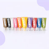 Jenna Acrylic Colour Set of 10 | Rich, Vibrant & Fast-Drying Acrylic Paints for Artists, DIY & Craft Projects